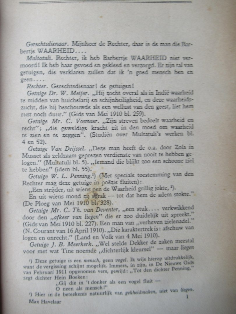 Kock, de Jhr. W.H.W. - Lebak en de Max Havelaar