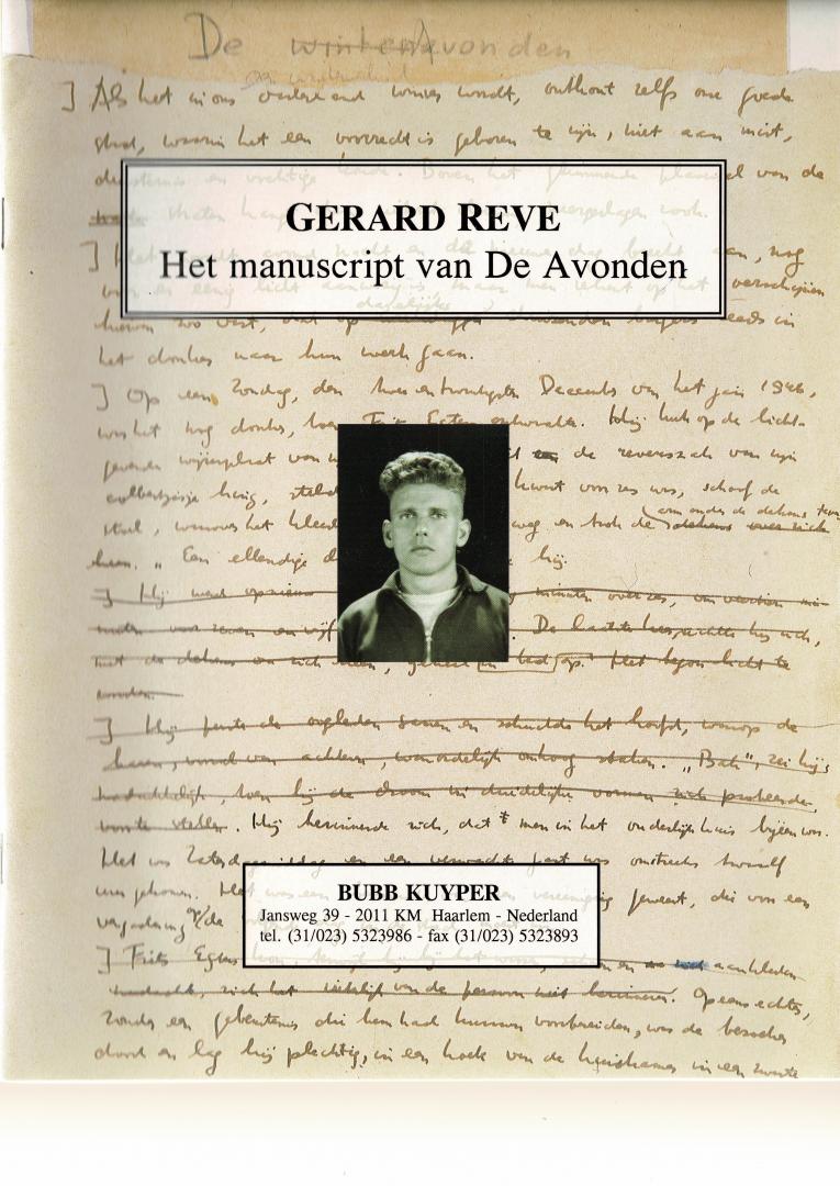 Reve,Gerard - het manuscript van De Avonden