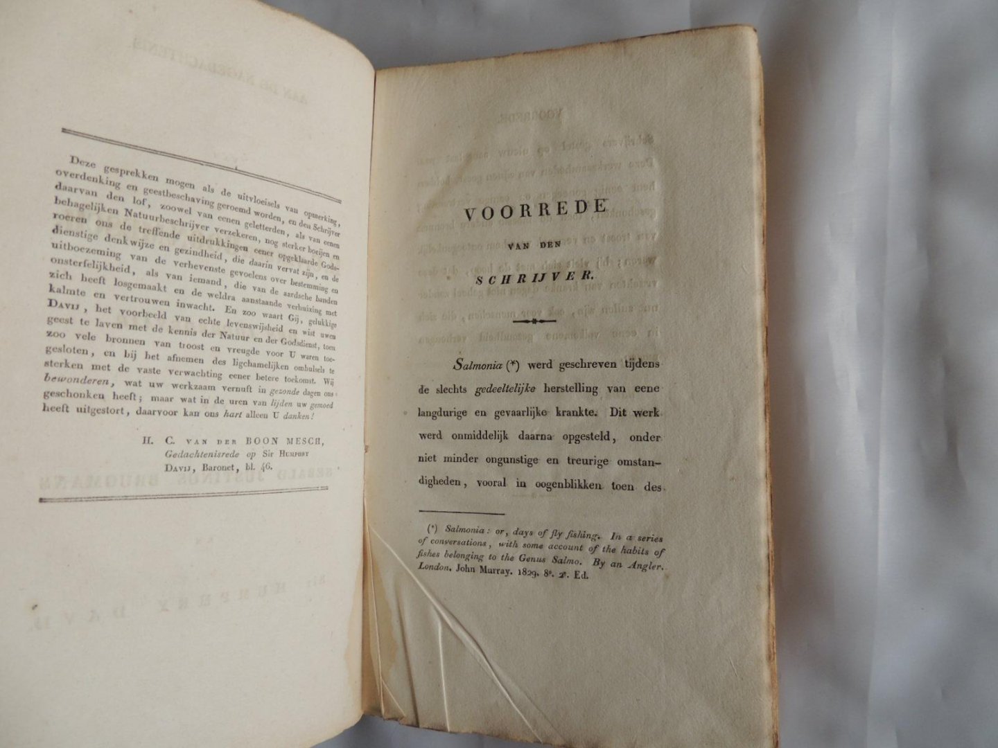 Humphry Davij, Baronet - De laatste dagen van eenen wijsgeer - aan de nagedachtenis van H C van der Boon Mesch den lofredenaar van Sebald Justines Brugmans en sir Humphry Davij