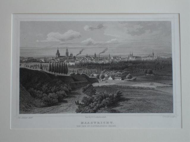 Maastricht. - Maastricht. Van den St. Pietersberg gezien.