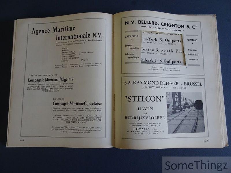 Div. medewerkers. - Jubileum V.I.V. 1928-1948 - Haventechniek: Voordrachten gehouden tijdens en studies ingezonden ter gelegenheid van het Eerste internationaal congres over haventechniek gehouden te Antwerpen 1949 bij de viering van het vierde lustrum van de Vla...