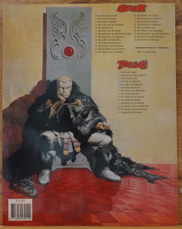 don lawrence, mike butterworth - opkomst en ondergang van het keizerrijk trigië, de gestolen formule