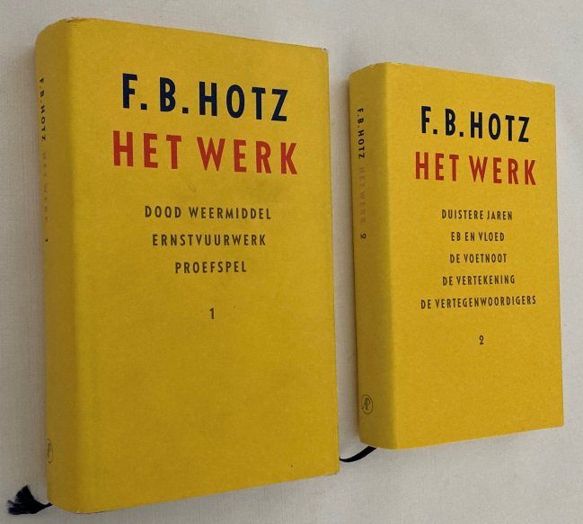Hotz, F.B., - Het werk. Deel 1 + 2