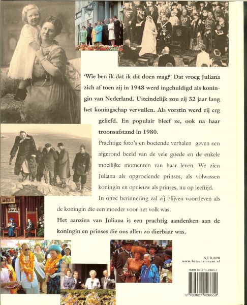 Han van Bree .. Omslagontwerp Marlies Visser  en de Lay-out van Meijster Desgin b.v. - Het aanzien van Juliana .. 1904 - 2004
