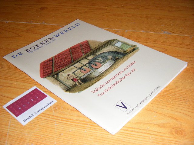 H. Hafkamp en anderen (red.) - De Boekenwereld, Tijdschrift voor Boek en Prent, 25e jaargang, nr. 3., maart 2009