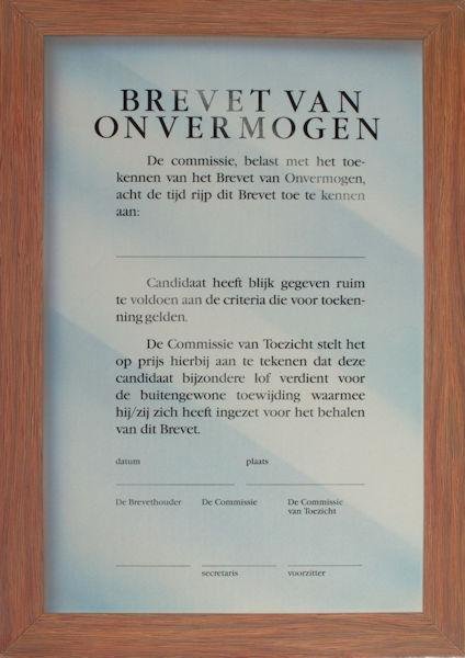 Prikkels Redactie. - Brevet van onvermogen.