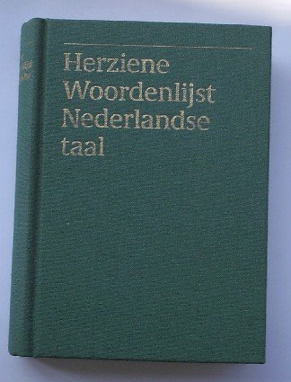 (ed.), - Herziene woordenlijst Nederlandse taal.