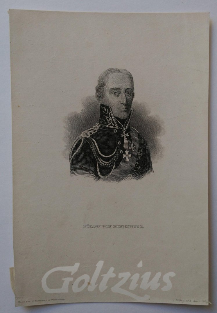 ANONYMOUS, - Bülow von Dennewitz