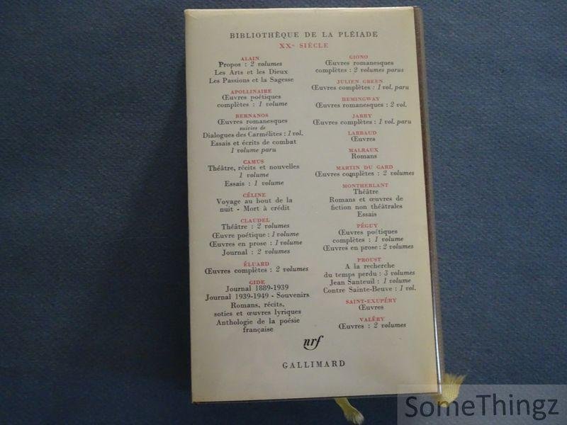 Jean Giono / Robert Ricatte (editor),  Pierre Citron et Luce Ricatte (collab.) - Oeuvres romanesques complètes. Tome II.