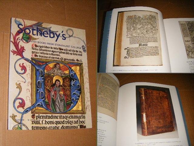 Sotheby - A selection of Early printed books from Stonyhurst College sold in aid of bursaries. Exhibition and Auction. For sale 18 june 20