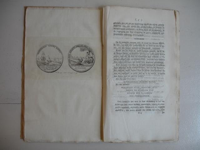 Bourjé, J.P. - De opening van Middelburgs nieuwe haven, den negenden van oogstmaand 1817.