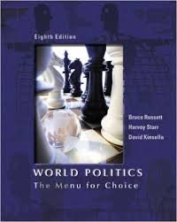 Bruce Russet - World politics The menu for choice