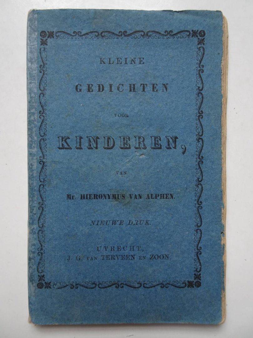 Alphen, Hieronymus van - Kleine Gedichten voor Kinderen.