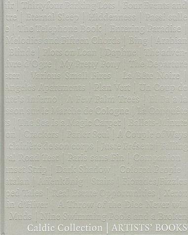 SWARTS, SUZANNE. - Caldic Collection: Artists Books.