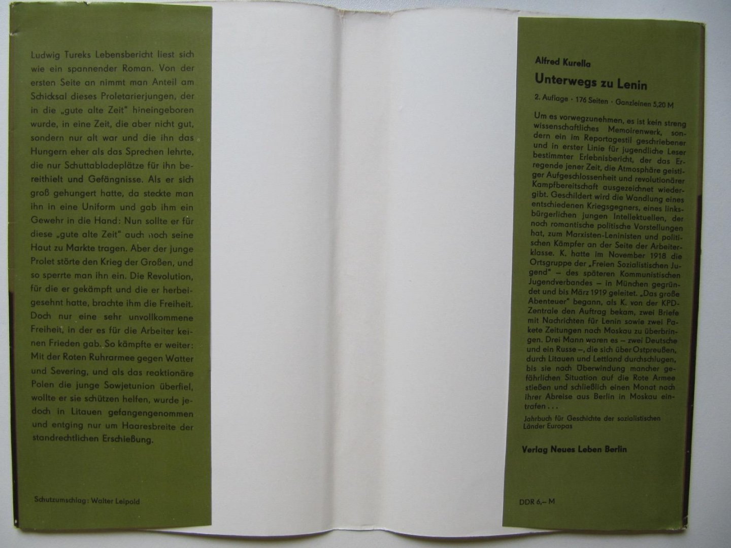 Ludwig Turek - Ein Prolet erzahlt; lebensschilderungeines deutschen Arbeiters