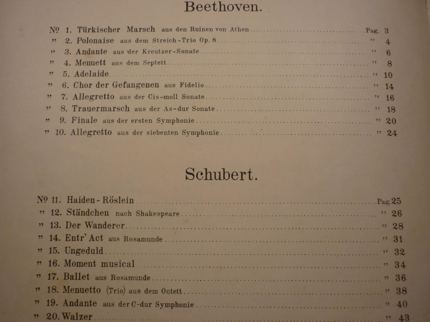 Chopin; Beethoven; Schubert - Meister fur die Jugend - Chopin; Beethoven; Schubert; Klavierstucke ohne Octavenspannung; bearbeitet von Adolf Ruthardt