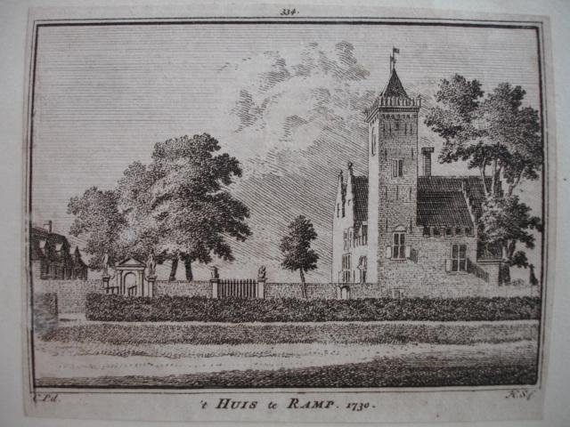 Bergen. - 't Huis te Ramp, 1730.