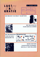 Pattynama, Pamela; Sara Zanghi; Mary K. DeShazer; Elly de Waard, Gerda van der Krans; Marnel Breure - LUST & GRATIE nummer 21, nr. 21, lente 1989