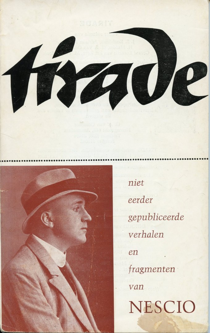Kool-Smit/ Morriën/ Mulder/ Oorschot,v./ Reve,v.h./ Verdaasdonk - Tirade. Niet eerder gepubliceerde verhalen en fragmenten van Nescio