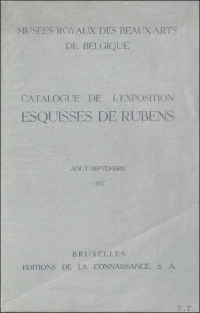 CATALOGUE. - ESQUISSES DE RUBENS.