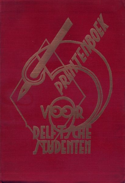 Albarda, J.H. (samenstelling) - Prentenboek voor Delftsche studenten. Zijnde een bloemlezing uit de tekeningen in den Delftschen Studenten Almanak van 1900-1931