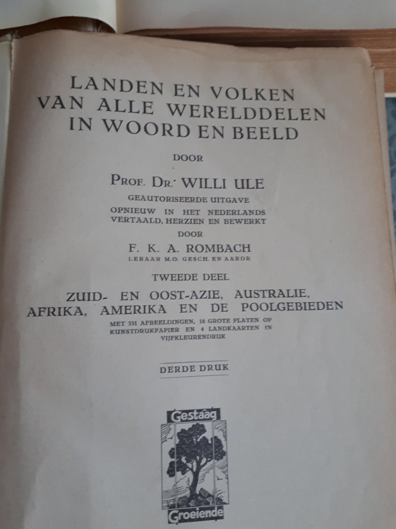 Ule prof wili - Landen en volken van alle werelddelen in woord en beeld