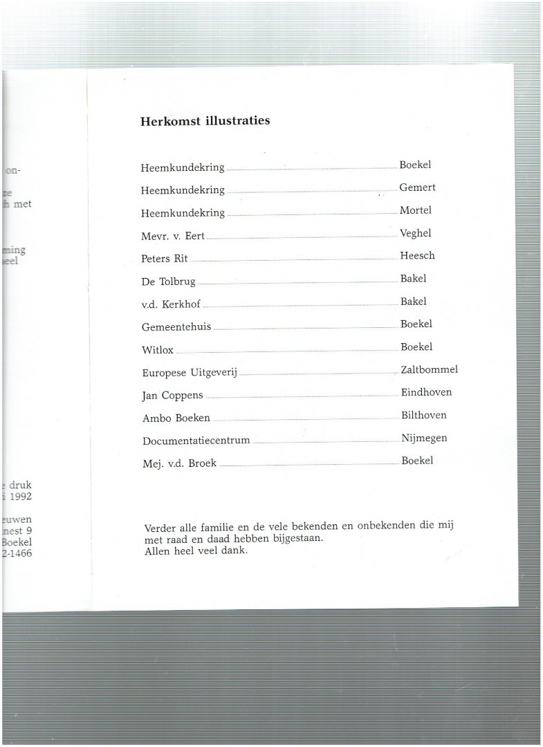 sleeuwen, mevr v. - jeugdherinneringen