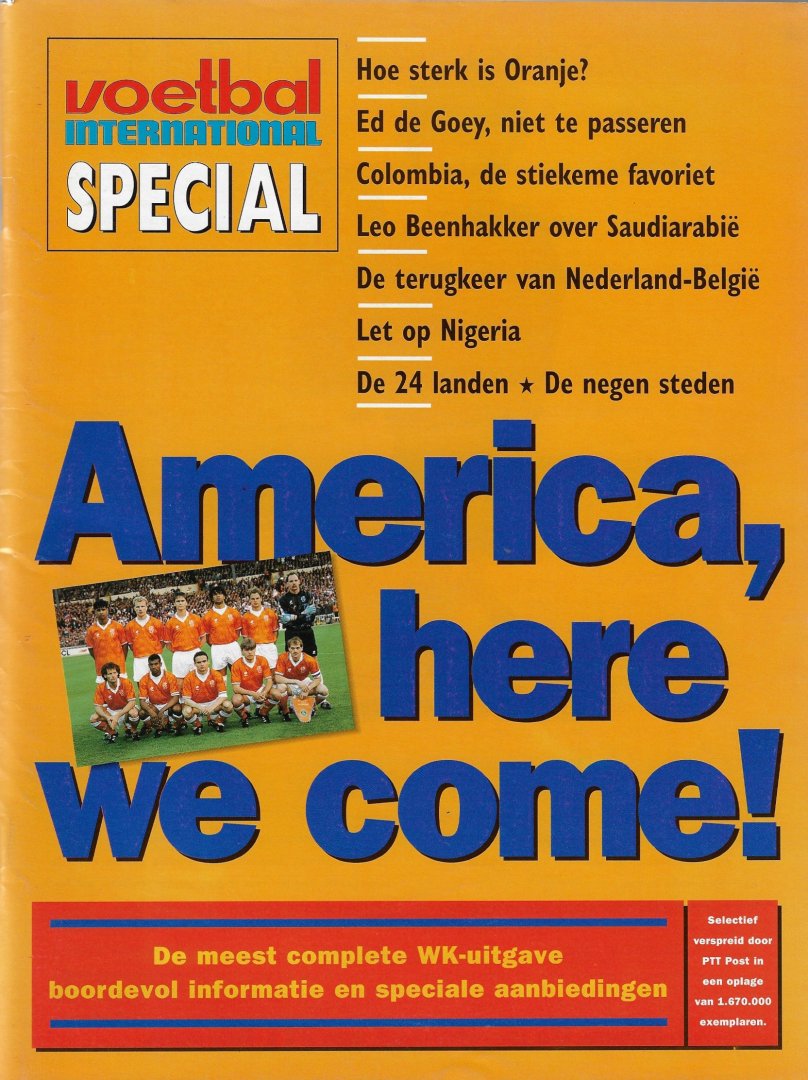 Diverse - Voetbal International Special - America, here we come!