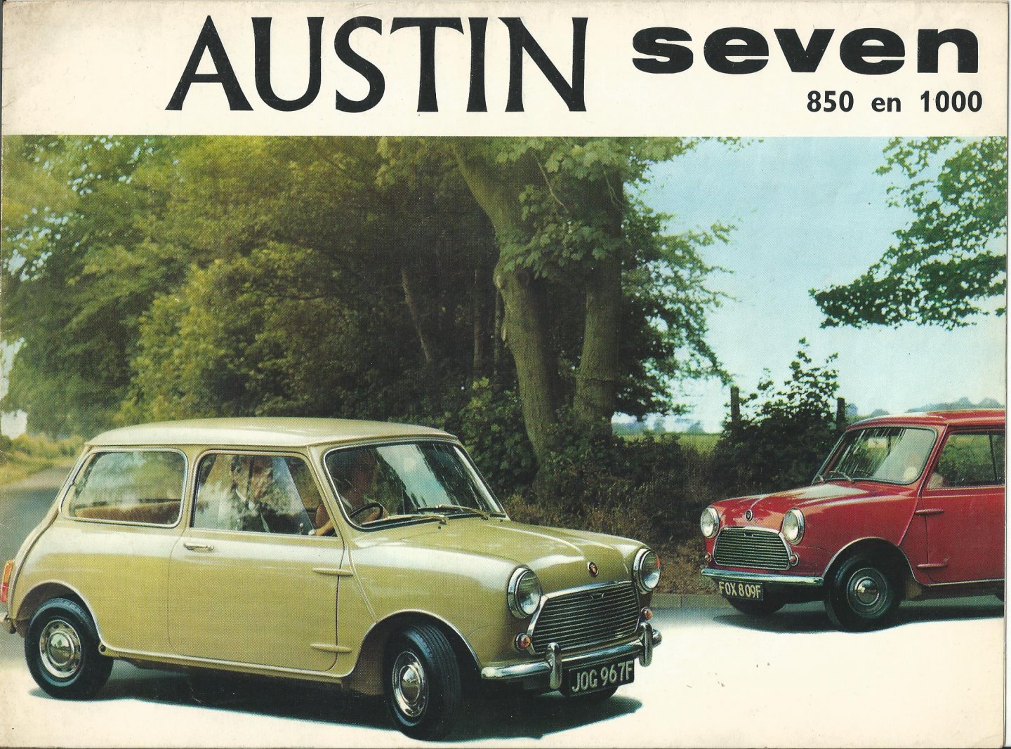 Anoniem - Austin seven 850 en 1000