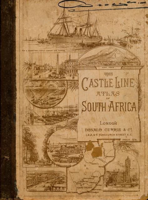  - The Castle Line Atlas of South Africa: A series of 16 plates, printed in colour, containing 30 maps and diagrams.
