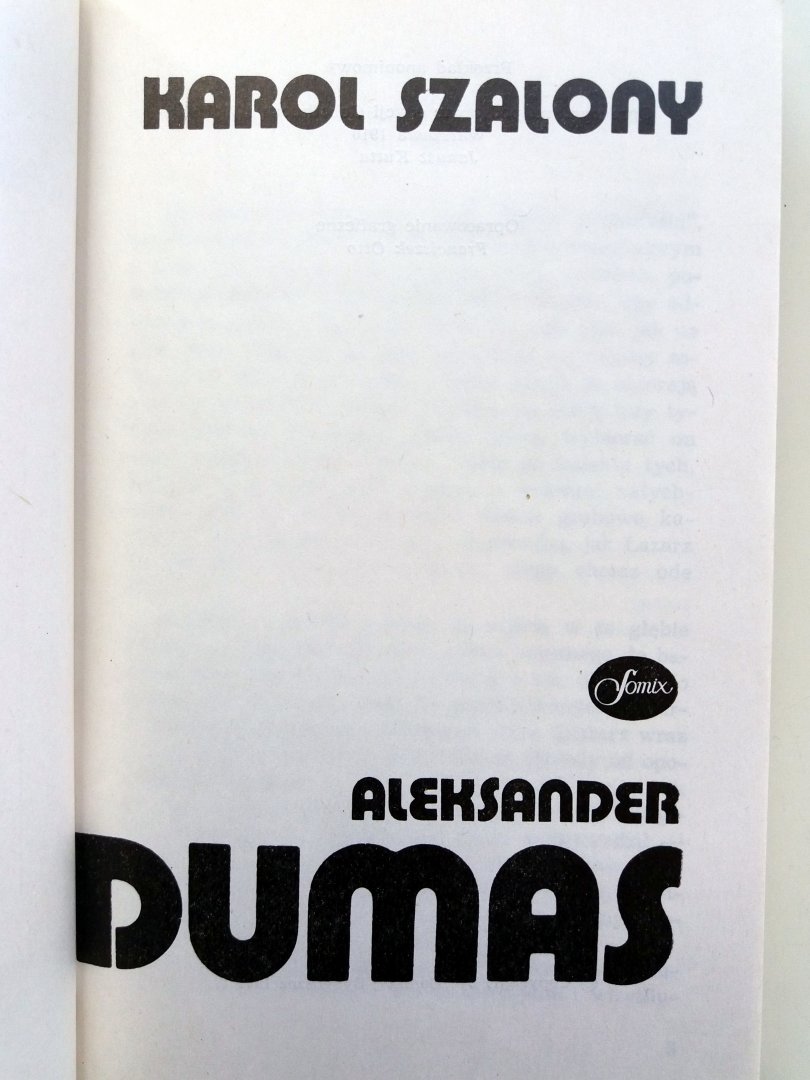Dumas, Aleksander - Karol Szalony (POOLS)