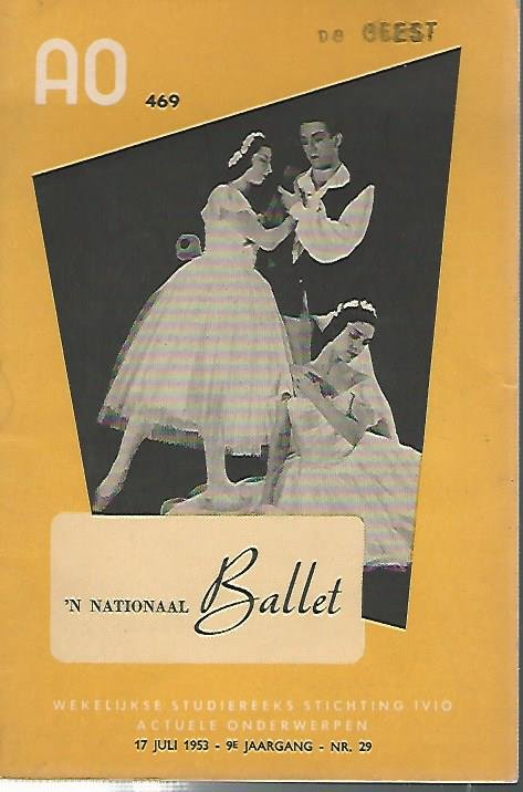 Blom, J. - 'N Nationaal Ballet -AO 469