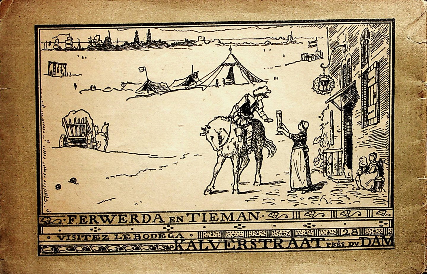 Kalff, Martin - Oud-Holland : wegwijzer met printverbeeldingen / [Martin Kalff] ; uitg. door het bestuur van Oud-Holland [ter gel. van de] Wereldtentoonstelling van het Hotel- en reiswezen, Amsterdam, Mei - 1895 - November / Uitgegeven door het bestuur van Oud-Holla