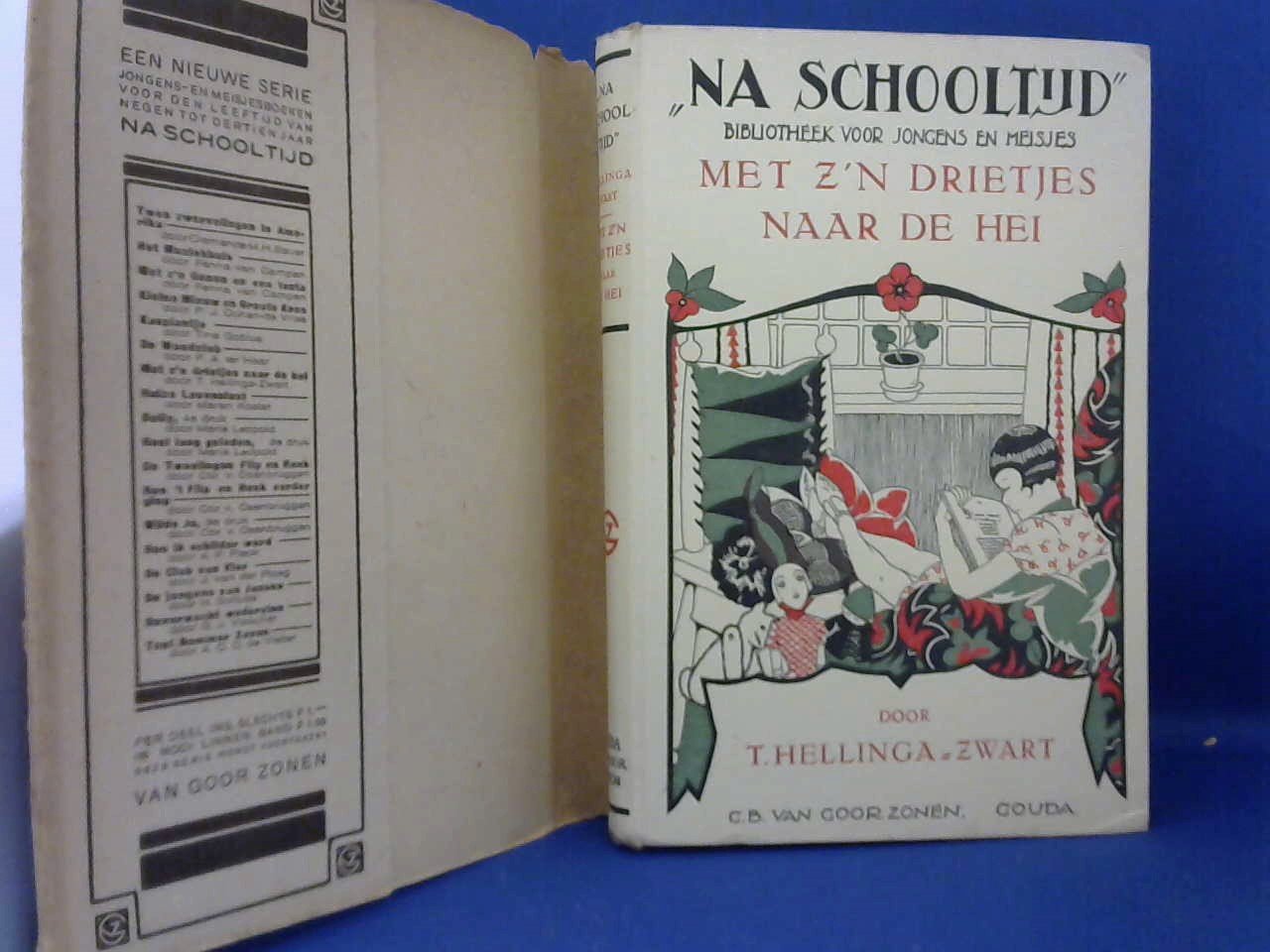 Hellinga-Zwart T./ illustraties Nans van Leeuwen - Met z'n drietjes naar de hei,tweede druk