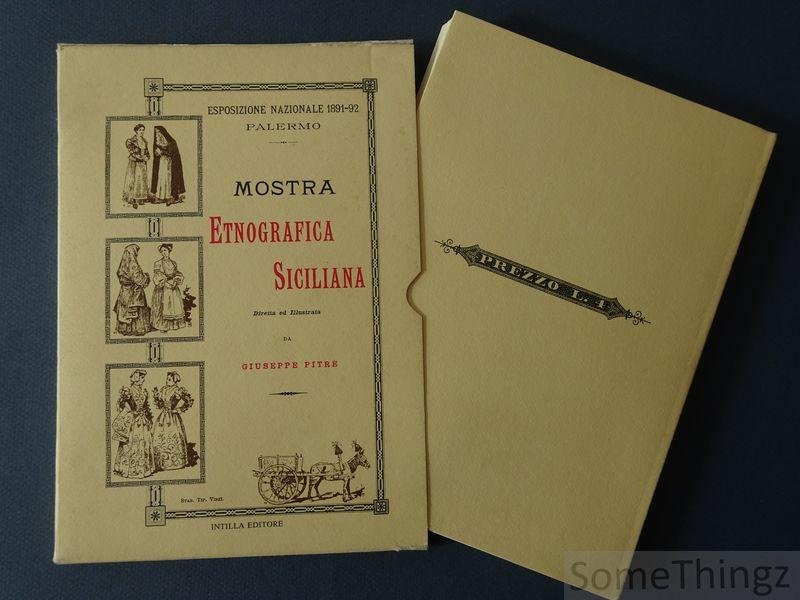 Giuseppe Pitré. - Catalogo illustrato della Mostra Etnografica Siciliana Esposizione nazionale 1891-92 Palermo.