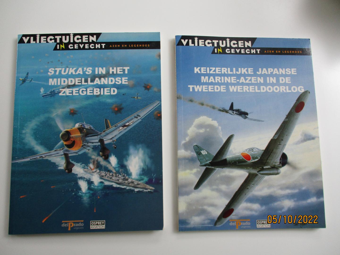 Janet van der Lee (redactie) - Serie Vliegtuigen in gevecht / Azen en legendes. Delen 2-4-6-7-8-9-12-21-22-35-43-44-47 en 48