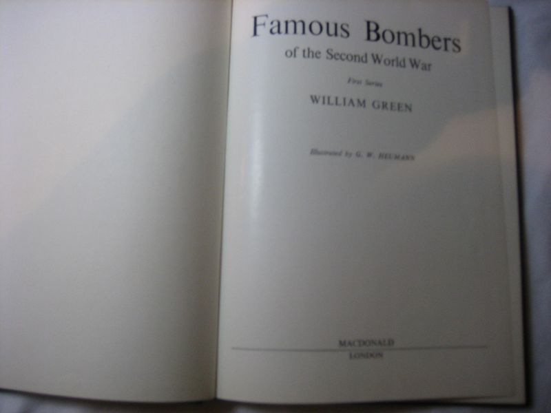w.green - famous bombers of the second world war