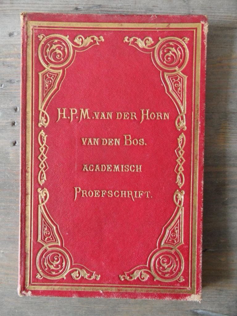 Horn van den Bos, Henricus Petrus Maria van der - Onderzoek der vrucht van symphoricarpos Racemosa - academisch proefschrift