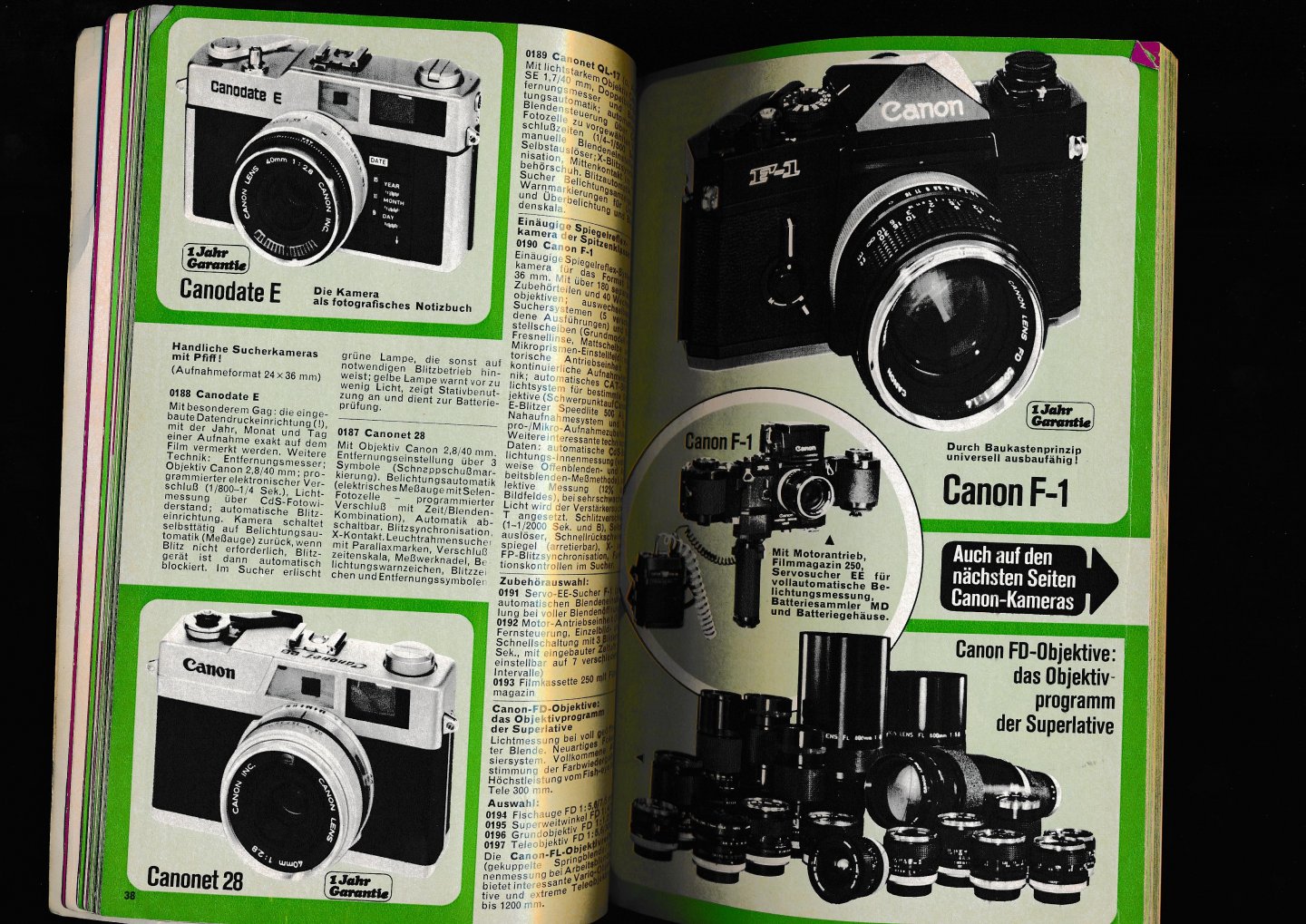 red - Internationaler Photo Katalog 1973 Foto catalogus