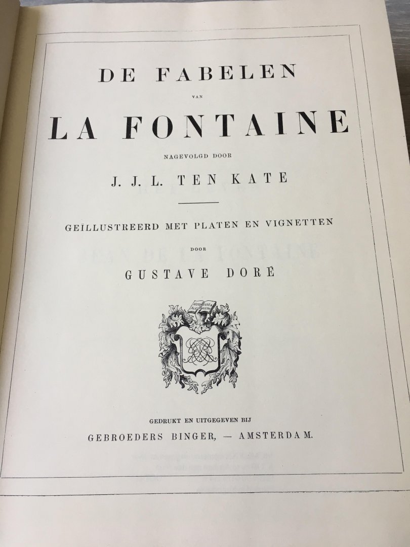 Fontaine - Fabelen van la fontaine