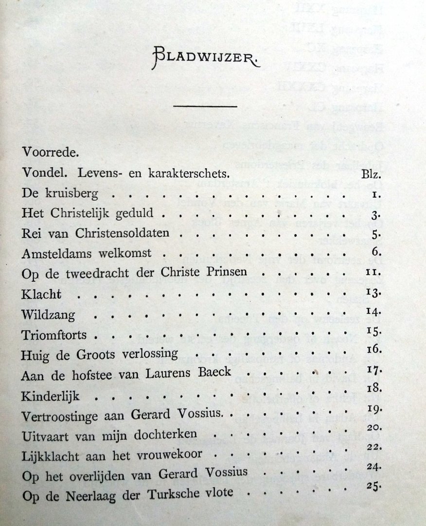 Vondel, Joost van den - Vondel's Dichtjuweelen (1876) (met eene levens- en karakterschets door F.J. Poelhekke - met eene voorrede van G.F. Drabbe, kannunik, en regent van het seminarie Hageveld)