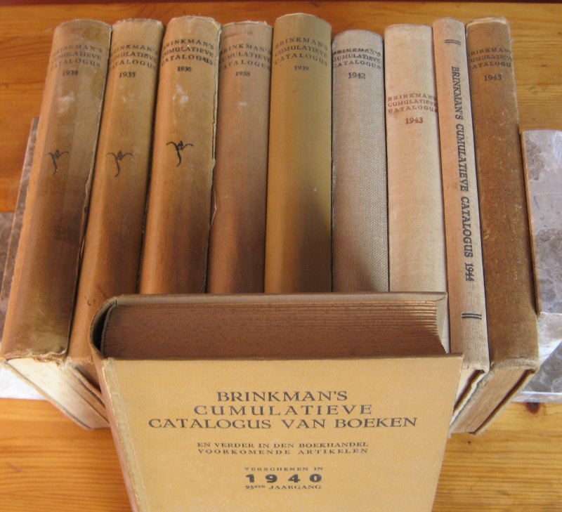 Brinkman (redaktie) - Brinkman's cumulatieve catalogus van boeken (10 delen)