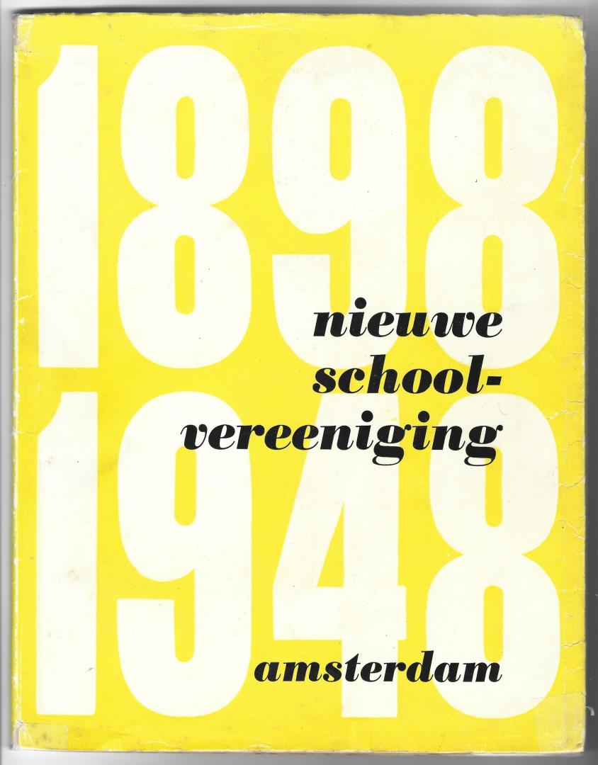 Klerk, Joost de (tekst) & Paul Huf (zwart/wit fotografie); Meijer Wormerveer (druk) - 50 jaar Nieuwe School-vereeniging Amsterdam (1898-1948)