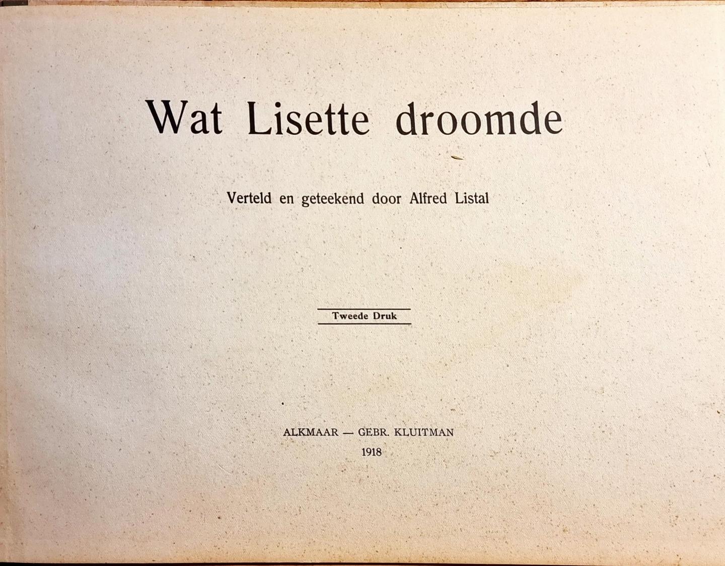 Listal, Alfred (verteld en getekend door) - Wat Lisette droomde
