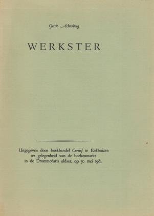 ACHTERBERG, Gerrit - Werkster.