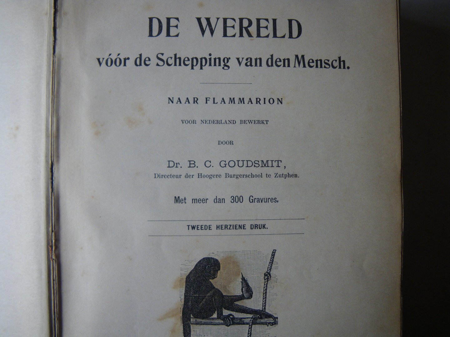 FLAMMARION, C. BEWERKT DOOR GOUDSMIT, B.C. DR. - De Wereld voor de schepping van den mensch