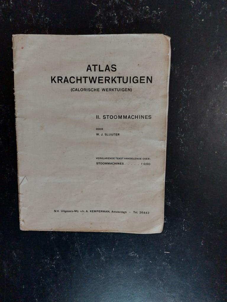 Sluijter, W.j. - Atlas Krachtwerktuigen II : Stoommachines III: motoren