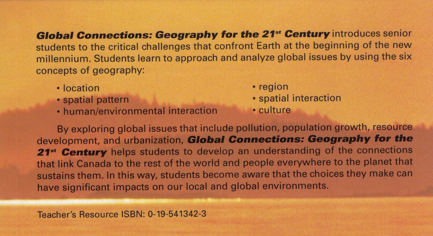 Corbin, Barry D. & John Trites & Jim Taylor - Global Connectrions: Geography for the 21st Century