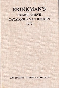  - Brinkman's cumulatieve catalogus van boeken 1979