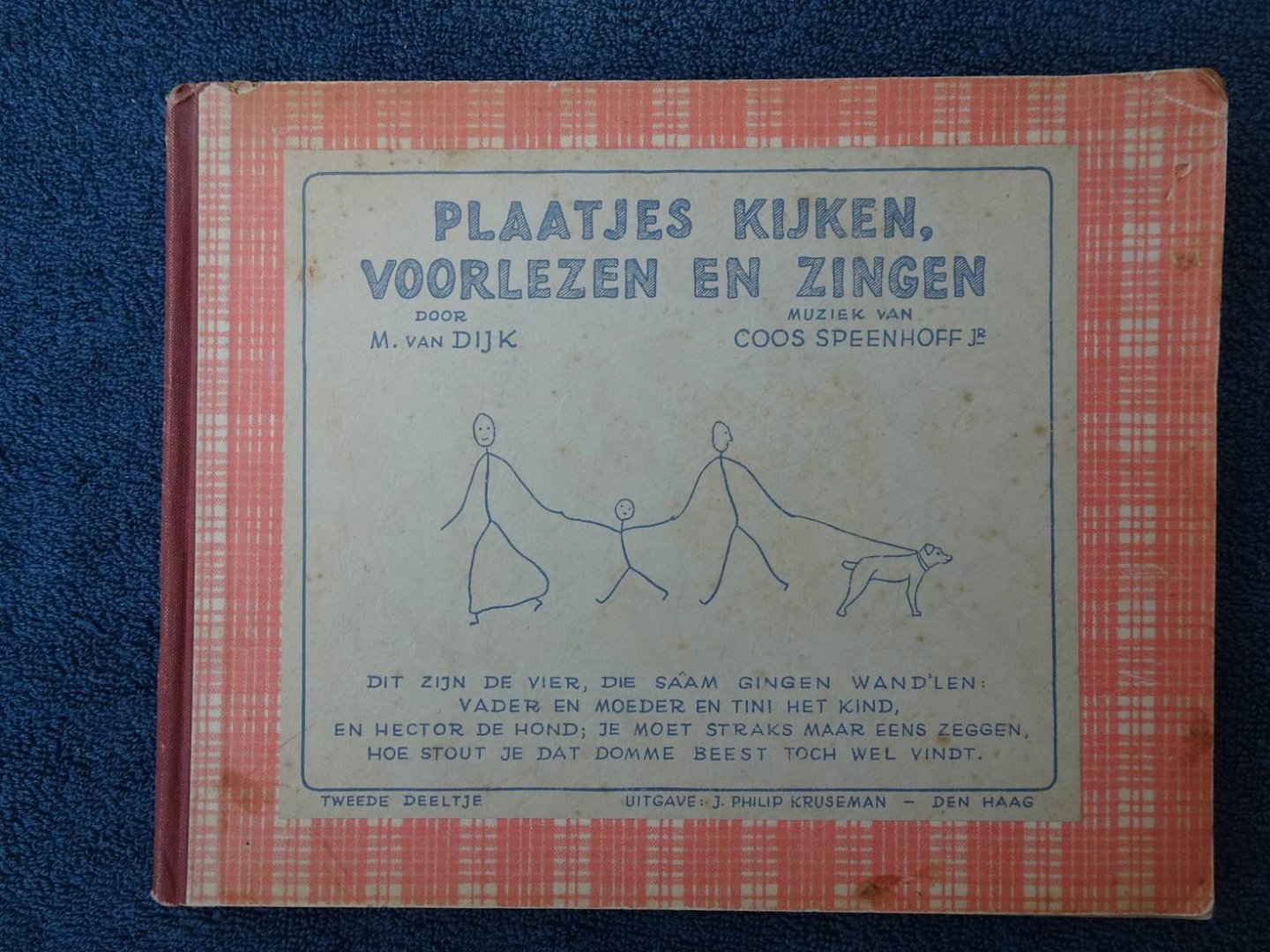 Dijk, M. van & Coos Speenhoff Jr.. - Plaatjes kijken, voorlezen en zingen. Tweede deeltje.